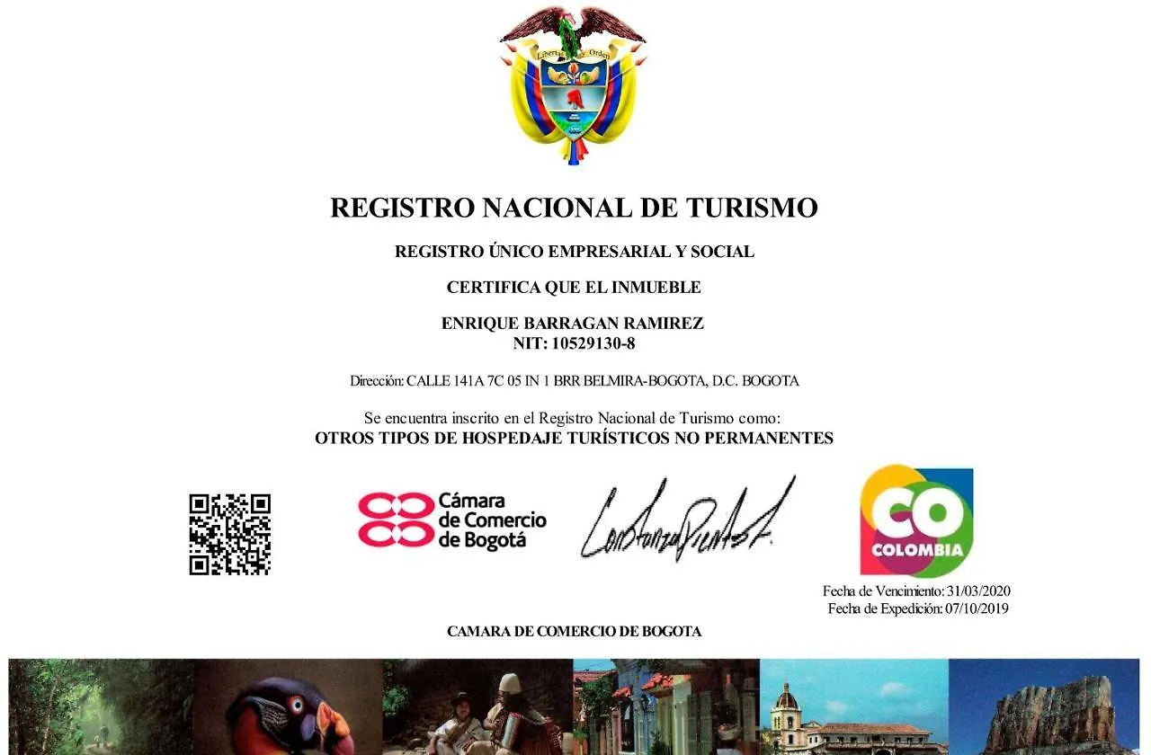 Belmira House Cedritos Apartment Bogota 0*,